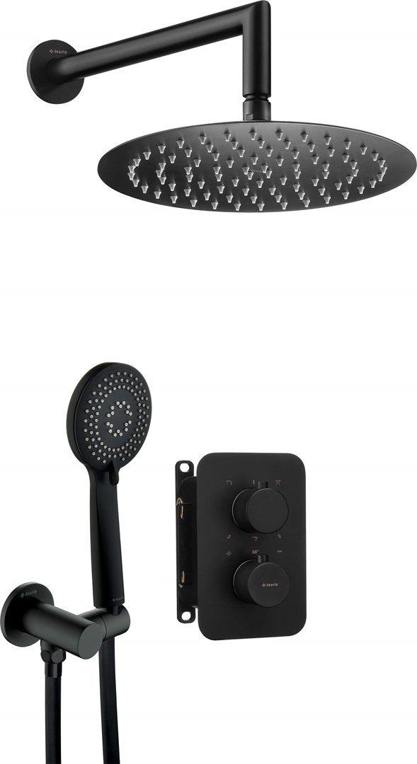 Concealed shower set with thermostatic BOX #1