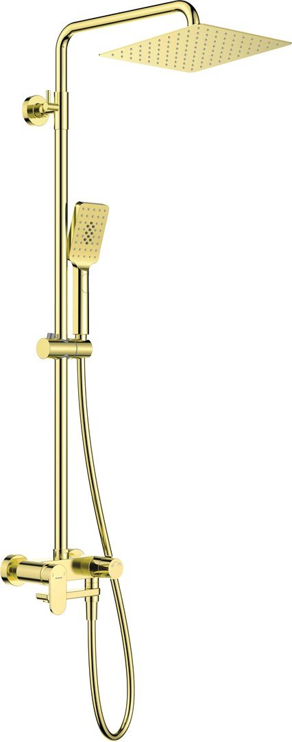 Shower head with bathtub mixer - movable spout #1
