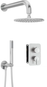 Concealed shower set with mixer box - with overhead shower #1