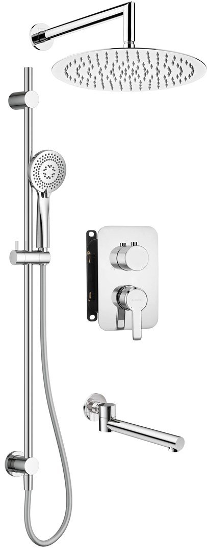 Concealed shower set with mixer BOX #1