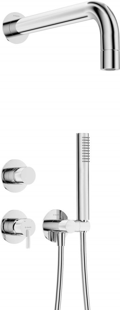Concealed shower set with hand shower #1