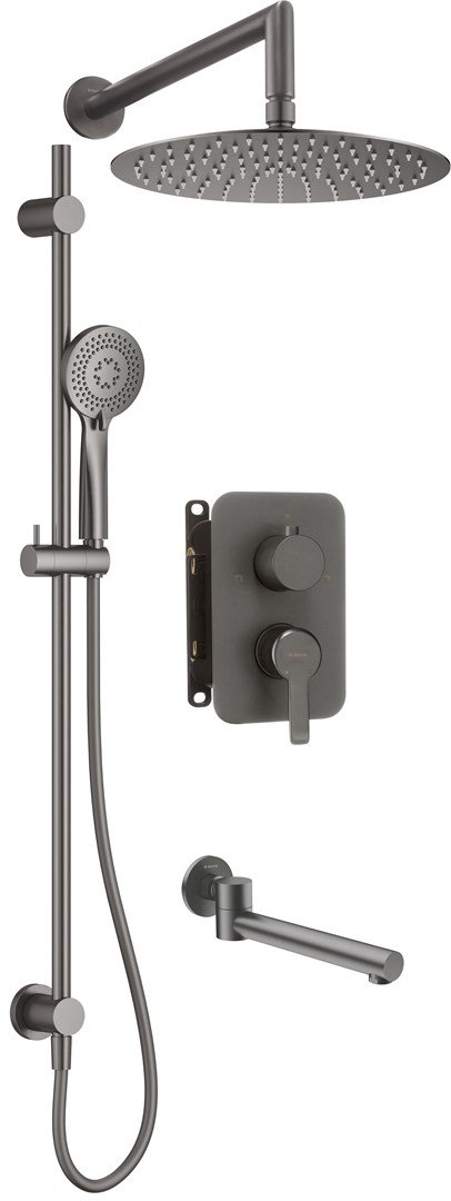 Concealed shower set with mixer BOX #1