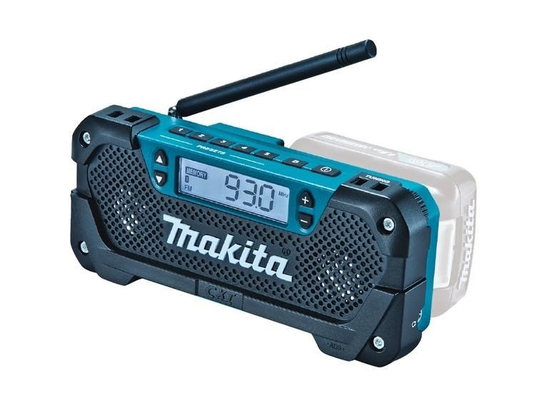 Makita MR052 radio Arbejdsomrde Analog & digital Sort, Bl #2