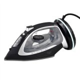 Adler Steam Iron | AD 5043 | Steam Iron | 2800 W | Water tank capacity 300 ml | Continuous steam 30 g/min | Steam boost performance 42 g/min | Black/Silver #1