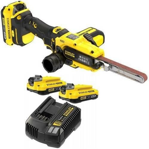 V20 Bandfile Belt Sander with 2x 2.0Ah #1