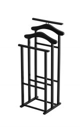 ARREDAMENTI MAXI Stand for shirts and suits - 102 x 35 cm, Black #1