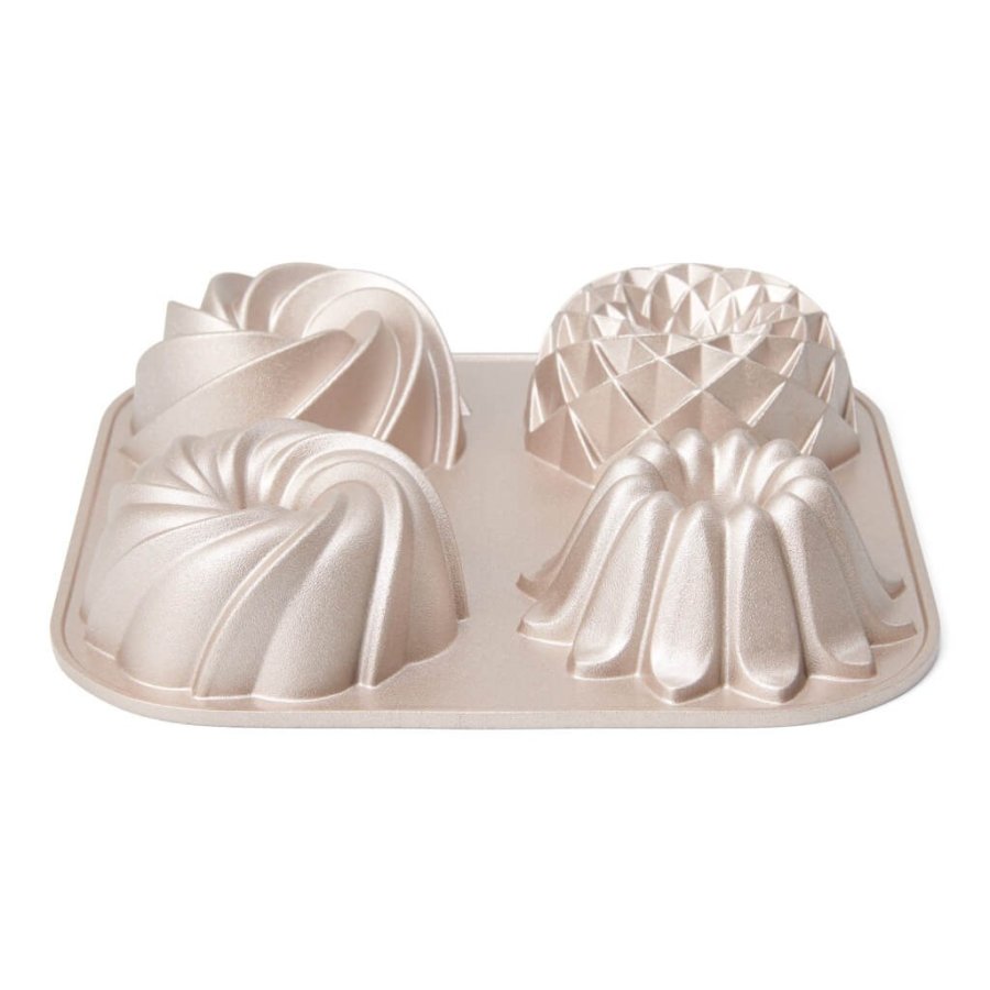 PATISSE PREMIUM Aluminium mould for 4 mini bundt cakes #1