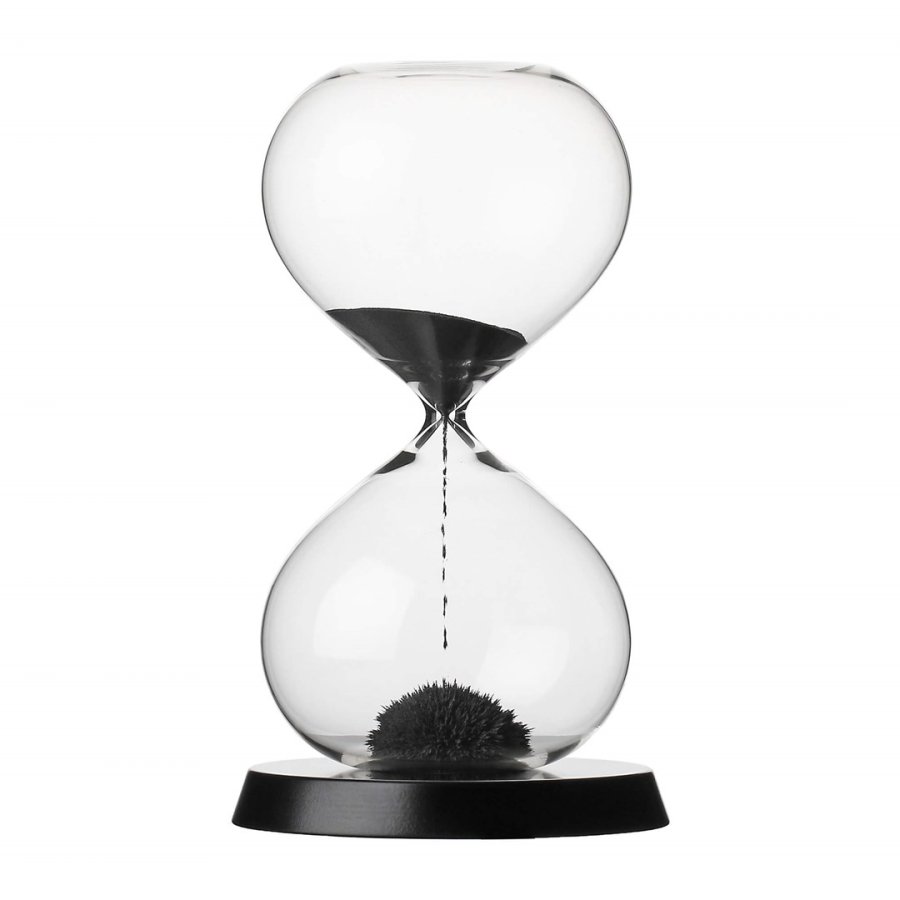 RITUALI DOMESTICI SCORRENDO Hourglass black 13.5 x 23 cm #1