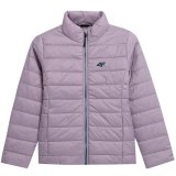 Girls' down jacket 4F light purple 4FJSS23TDJAF073 52S 122cm #1