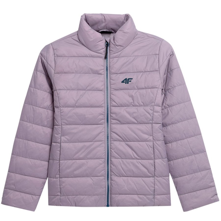 Girls' down jacket 4F light purple 4FJSS23TDJAF073 52S 122cm #1