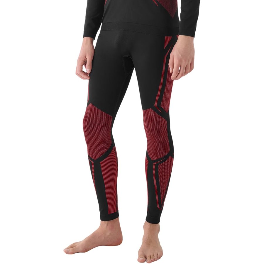Men's thermoactive leggings 4F M166 red 4FWAW24USEAM166 62S S/M #1