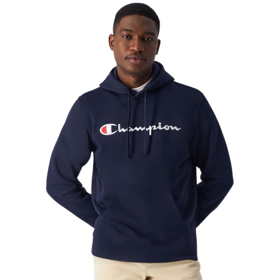 Men's Champion Hooded Sweatshirt navy blue 220253 BS501 S #1