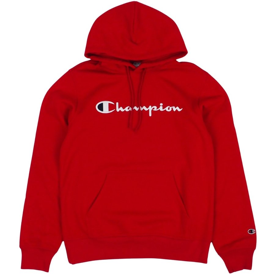 Men's Champion Hooded Sweatshirt Red 220253 RS054 S #1