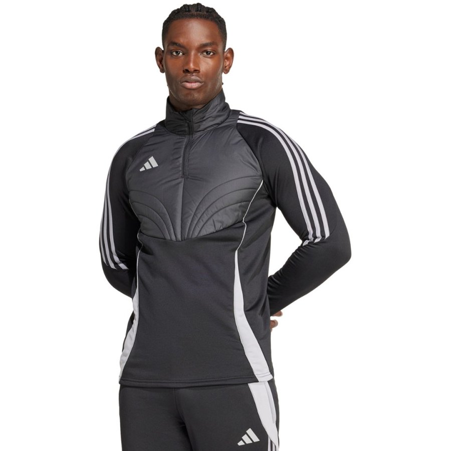 adidas Tiro 24 Winterized Sweatshirt Grey & Black IM9966 S #1
