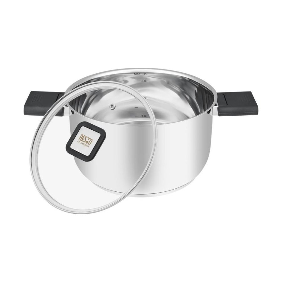 Resto Kitchenware Anser 3,2 L Rund Sort, Rustfrit stl #2