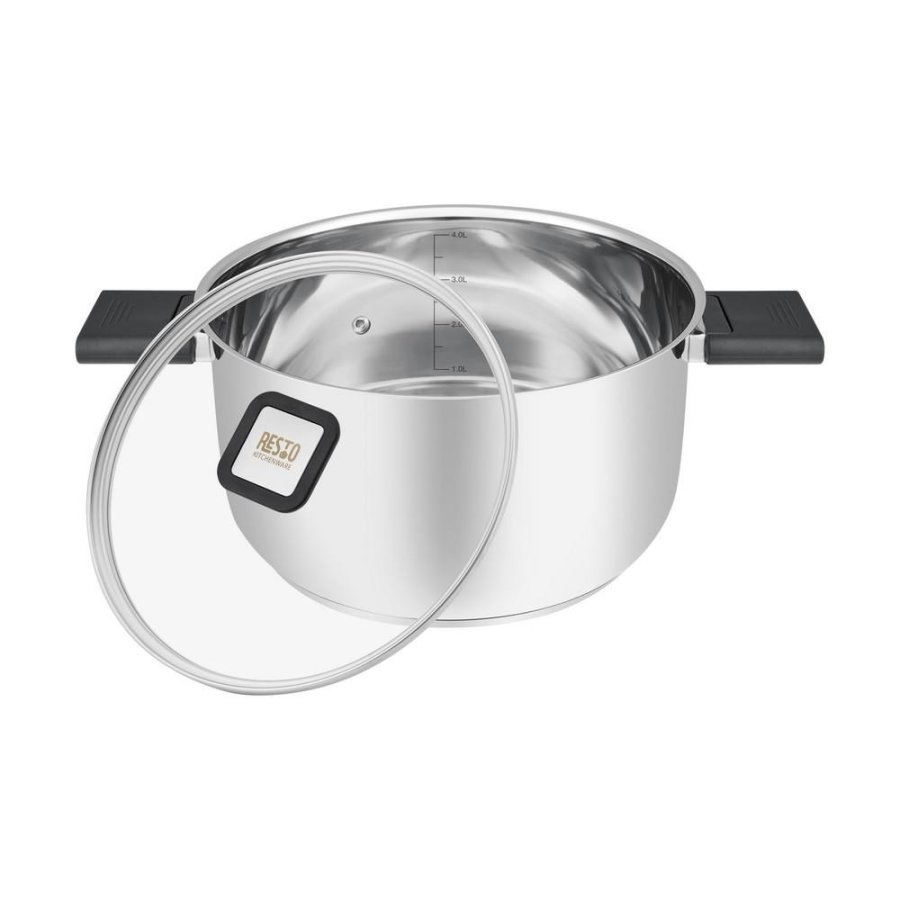 Resto Kitchenware Anser 4,4 L Rund Sort, Rustfrit stl #4