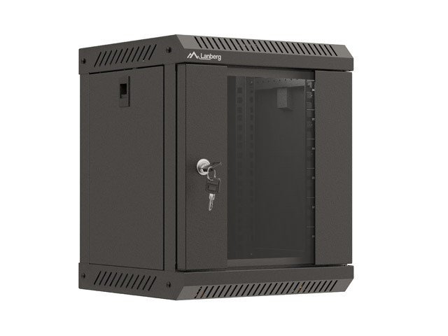 Lanberg WF11-3306-10B stativ 6U Vgmonteret stativ Sort #2