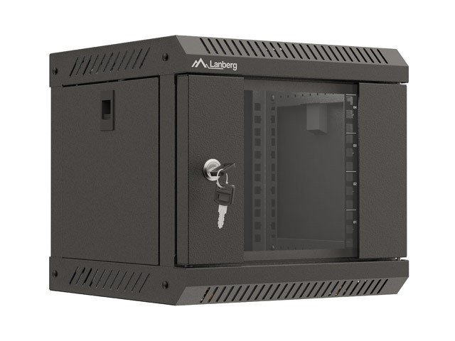 Lanberg WF11-3304-10B stativ 4U Vgmonteret stativ Sort #2