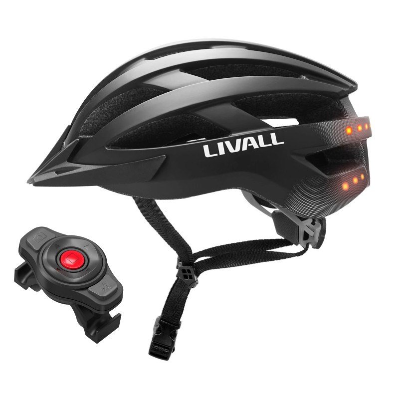 Bluetooth MTB Bike Helmet 58-62cm LED/SOS/Intercom black #1