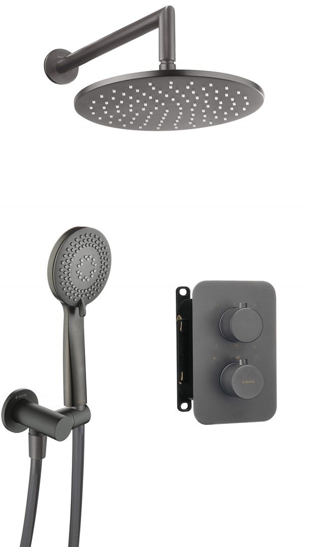 Concealed shower set with thermostatic BOX #1