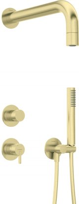 Concealed shower set with hand shower #1