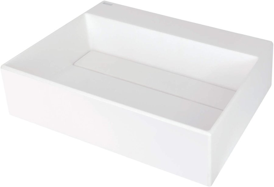 Granite countertop washbasin with a place for a tap - with a grille #1