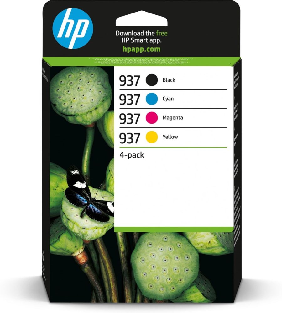 HP Original 937 CMYK-blkpatron, pakke med 4 stk. #2