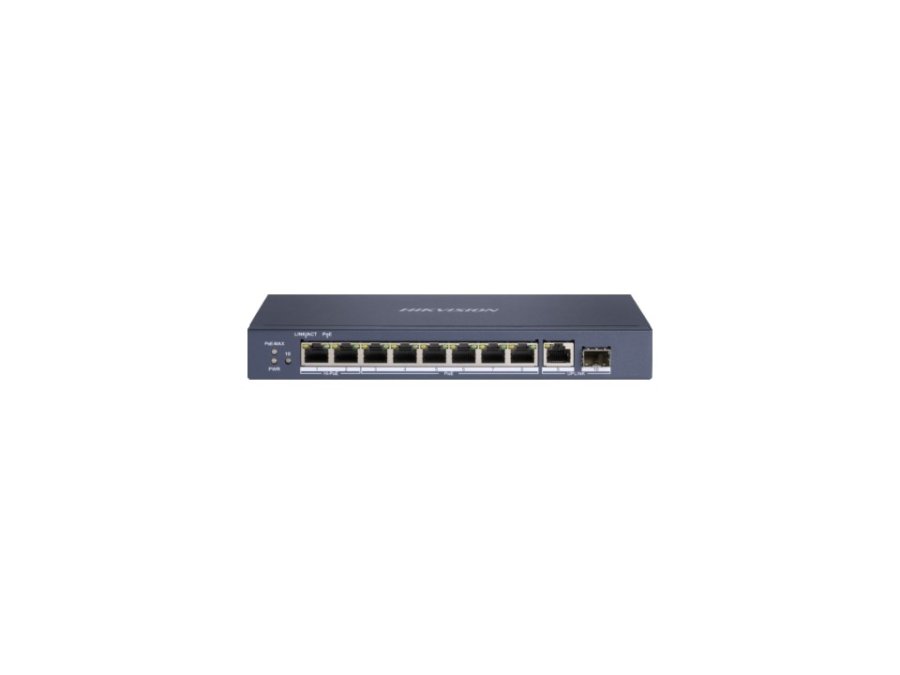 Hikvision DS-3E0510HP-E netvrksswitch Ikke administreret Gigabit Ethernet (10/100/1000) Strm over Ethernet (PoE) Bl #1