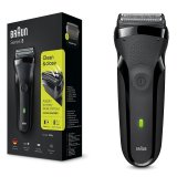Braun Series 3 300s Folie shaver Trimmer Sort, Rd #1