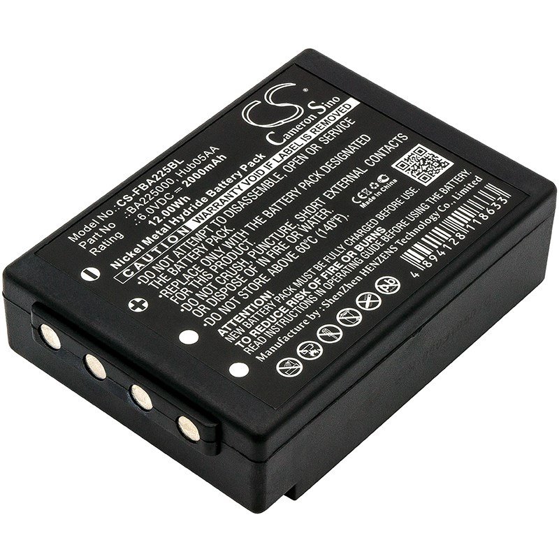 Battery for HBC BA225030 6V2000mAh FUB5 replacement #1