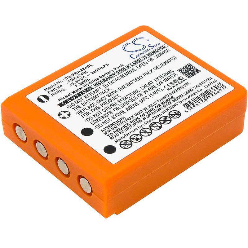 Battery for HBC BA223031 3.6V2000mAh FUB6 replacement #1