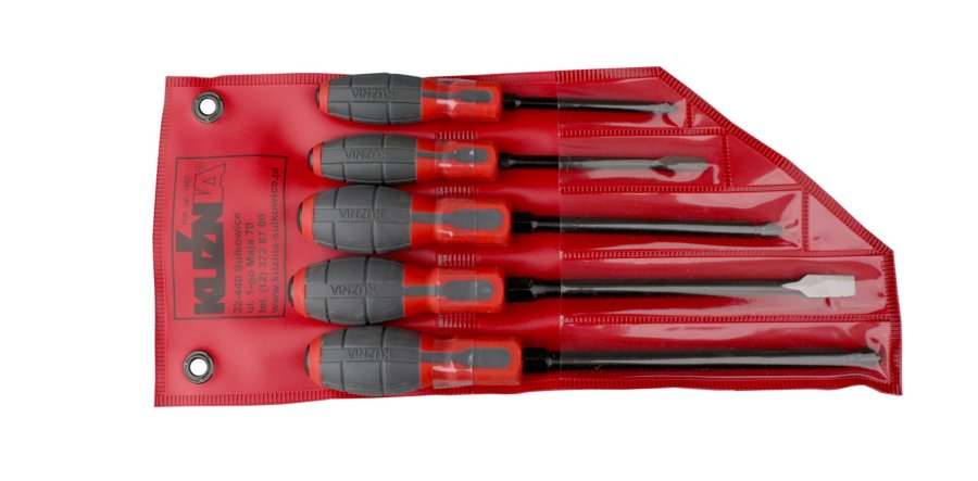 Set of screwdrivers 5 pcs 2-flat 3-cross #1