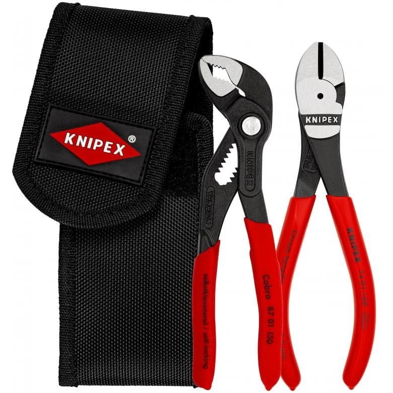 KNIPEX Mini Pliers set in belt tool pouch #1