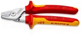 Knipex 95 16 160 kabelsaks og -krymper Rd, Rustfrit stl, Gul Strmkabelskrer #2