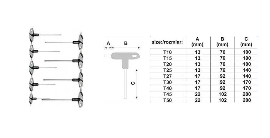 Yato YT-05615 torx ngle #2