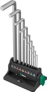 Wera 05022102001 unbrako ngle L-formet unbrakonglest Metric 9 stk #2