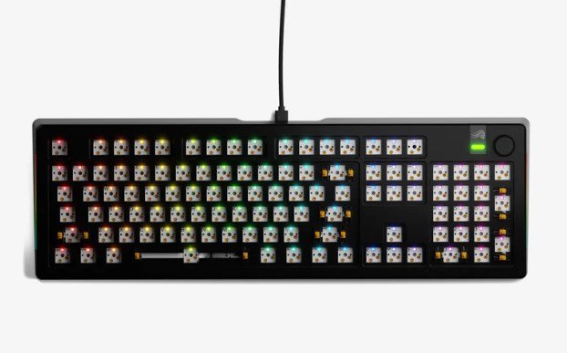 Glorious Gaming GMMK 3 PRO 100% Barebones tastatur Hjem USB Nej Sort #2