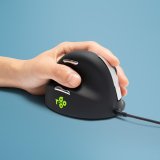R-Go Tools R-Go HE Mouse, Ergonomisk mus, Medium (165-195mm), Venstre, Med kabel #2