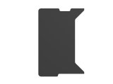 Left Desk Side Top Genesis Holm Modular 50 cm #1