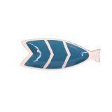RITUALI DOMESTICI PELAGICOILLOGICO Fish Plate Blue 30.5 x 12.5 x 3 cm #1