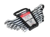 AW COMBINATION WRENCH WITH SIN. WRIST. KPL. 8pcs 8-22mm #1