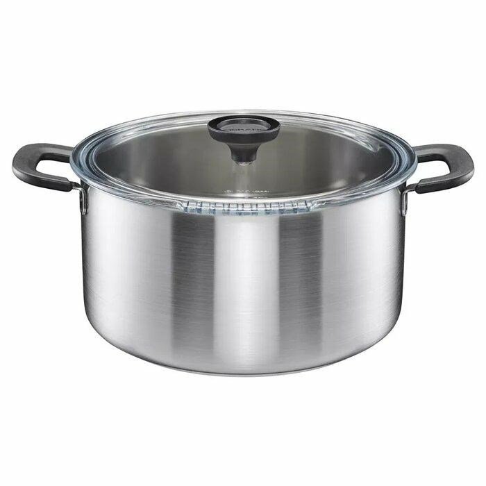 Stainless steel pot with lid (7L) Functional Form #1