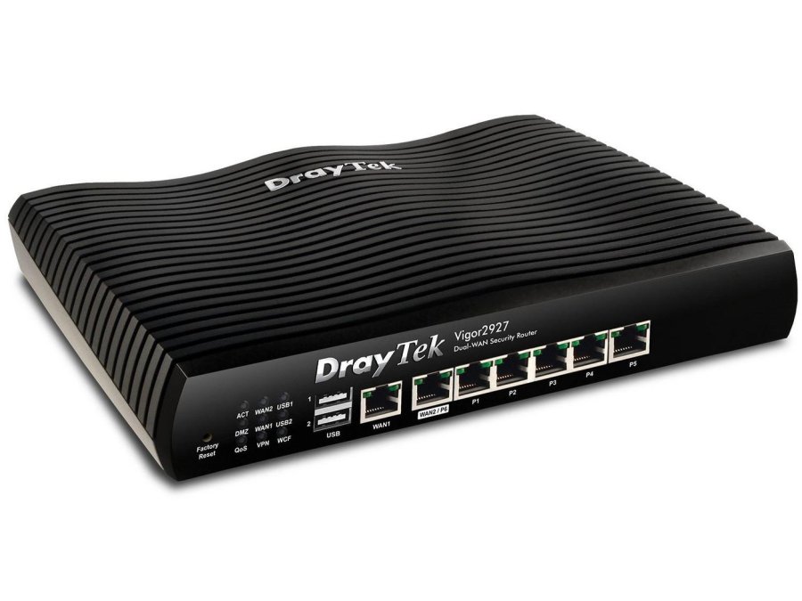 DrayTek Vigor2927 kabelforbundet router Gigabit Ethernet Sort #2