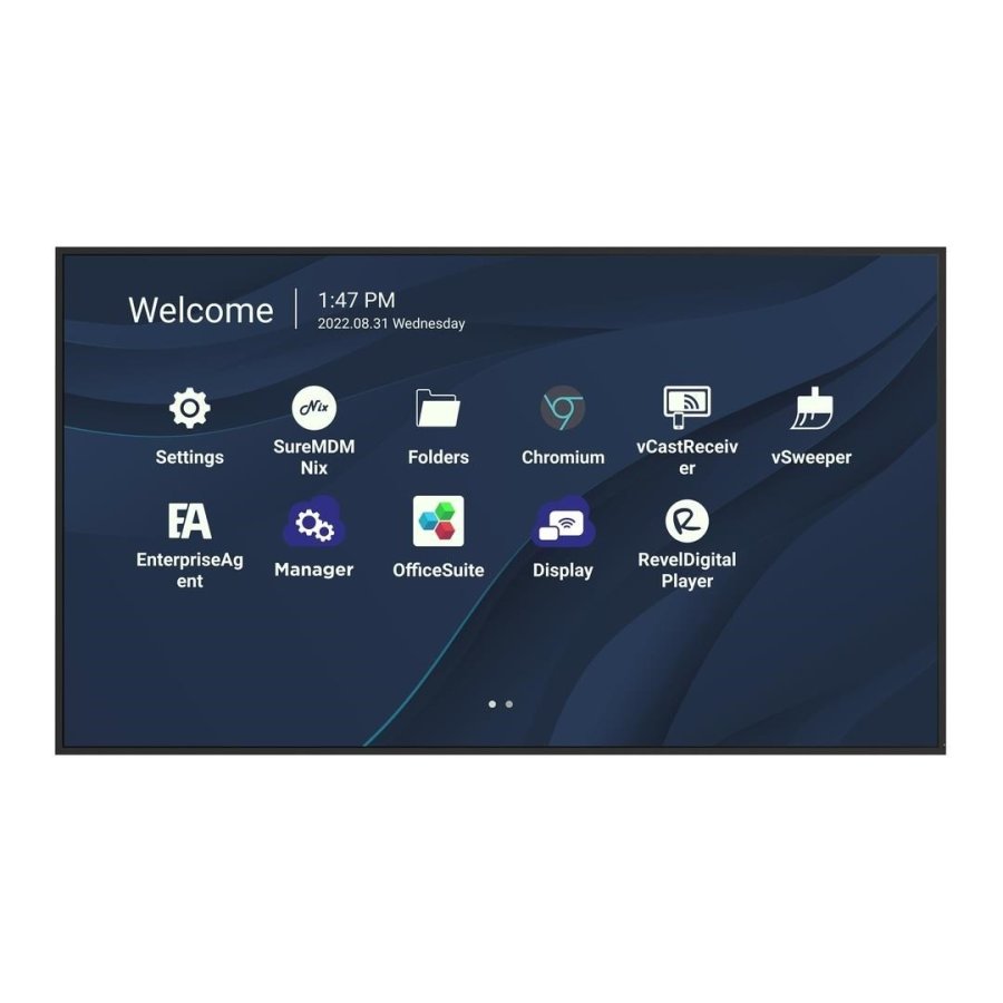 Viewsonic CDE8630 skilte display Digital fladpaneldisplay 2,18 m (86