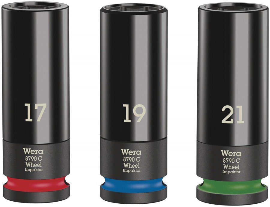 WERA Wheel Impaktor C Set 1 Socket set, 1/2  drive #2