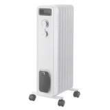 DEDRA DA-J1501 varmeapparat Hvid 1500 W Olie elektrisk omrdevarmer #3
