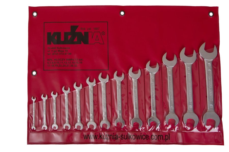 Set of open-end wrenches 13 pcs 6-32mm #1