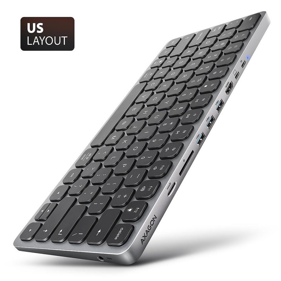 Axagon HMC-KB-US dockingstation Ledningsfrt USB 3.2 Gen 1 (3.1 Gen 1) Type-C Gr #2