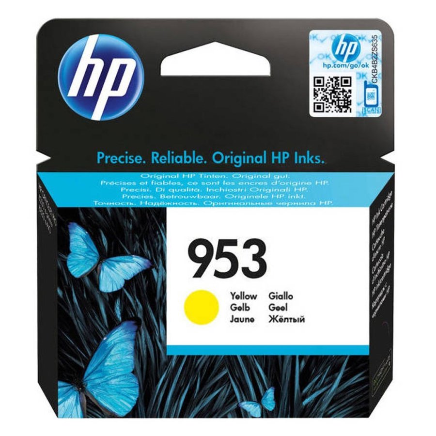 HP Original 953-blkpatron, gul #2