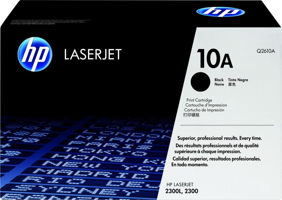 HP 10A Black Original LaserJet Toner Cartridge tonerpatron 1 stk Sort #2